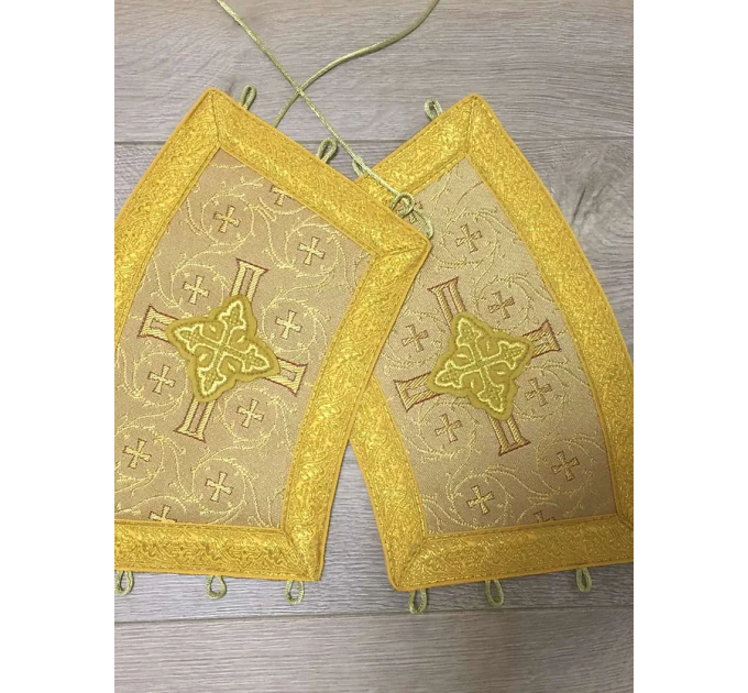 Protodeacon's red alb - Orthodox vestment for deacon set - Stikharion