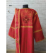 Protodeacon's red alb - Orthodox vestment for deacon set - Stikharion