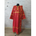 Protodeacon's red alb - Orthodox vestment for deacon set - Stikharion