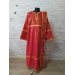 Protodeacon's red alb - Orthodox vestment for deacon set - Stikharion