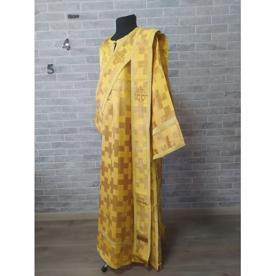 Protodeacon's sticharion - Deacon's alb - Orthodox Vestment - Stichar in brocade