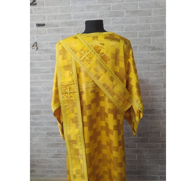 Protodeacon's sticharion - Deacon's alb - Orthodox Vestment - Stichar in brocade