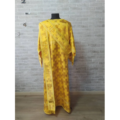 Protodeacon's sticharion - Deacon's alb - Orthodox Vestment - Stichar in brocade