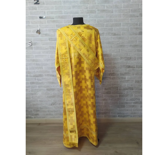 Protodeacon's sticharion - Deacon's alb - Orthodox Vestment - Stichar in brocade