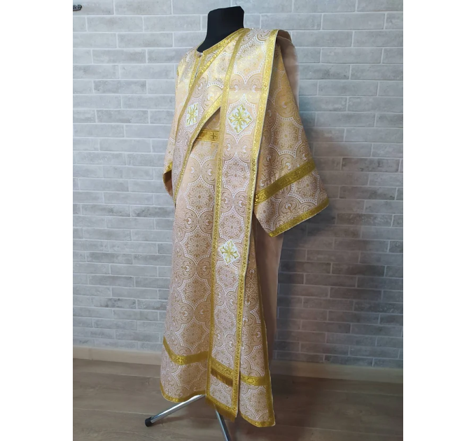Deacon's/protodeacon's alb - Orthodox Vestment - Deacon's vestment set - Stikhar
