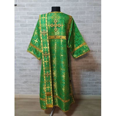 Deacon's violet alb - Orthodox purple vestment - Deacon's set of vestment robe