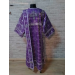 Deacon's violet alb - Orthodox purple vestment - Deacon's set of vestment robe