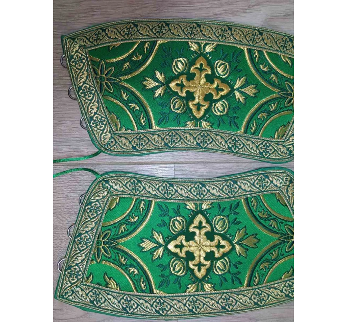 Blue protodeacon's alb - Orthodox Vestment - Deacon's set of vestments - Garment