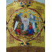 Gold Deacon's sticharion with icon on the back - Orthodox Vestment - Deacon's