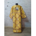 Gold Deacon's sticharion with icon on the back - Orthodox Vestment - Deacon's