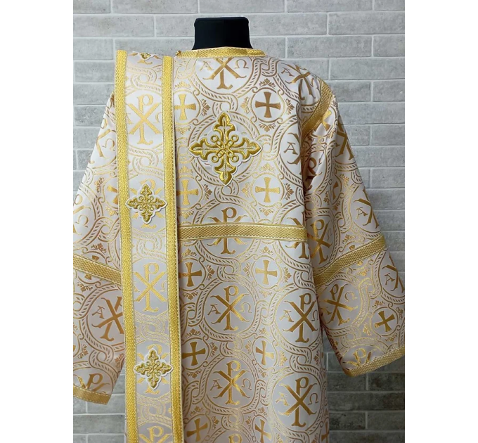 Deacon's sticharion - Orthodox Vestment - Deacon's set of vestments - Stikharion
