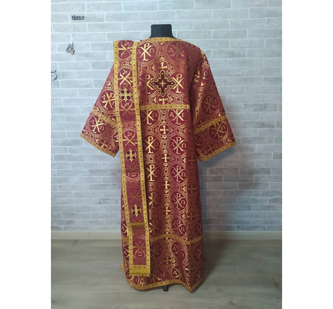 Deacon's sticharion - Orthodox Vestment - Deacon's set of vestments - Stikharion
