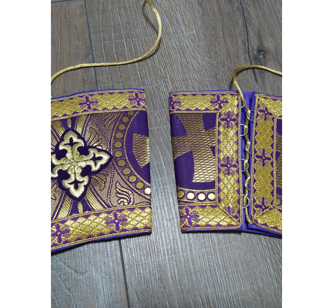 Violet deacon's alb - Orthodox Vestment - Deacon's set of vestments - Stikhario