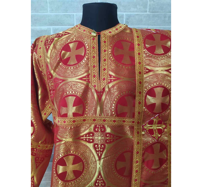 Violet deacon's alb - Orthodox Vestment - Deacon's set of vestments - Stikhario