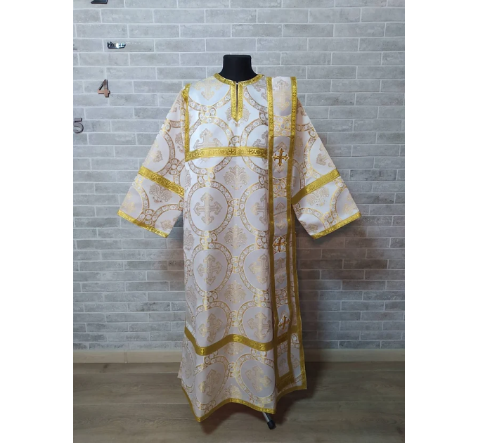 Deacon's vestment - Orthodox sticharion - Orthodox Vestment - Deacon's set
