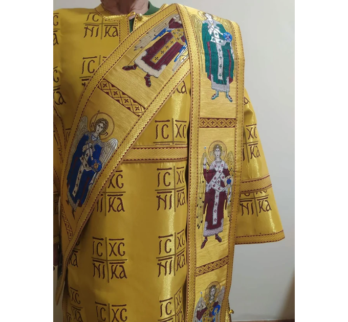 Protodeacon sticharion - Deacon's alb - Orthodox Vestment set with linen