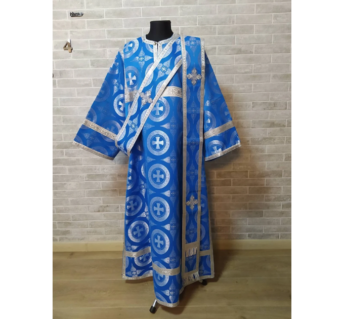 Protodeacon's alb - Orthodox Vestment - Deacon's set of vestments - Stikharion