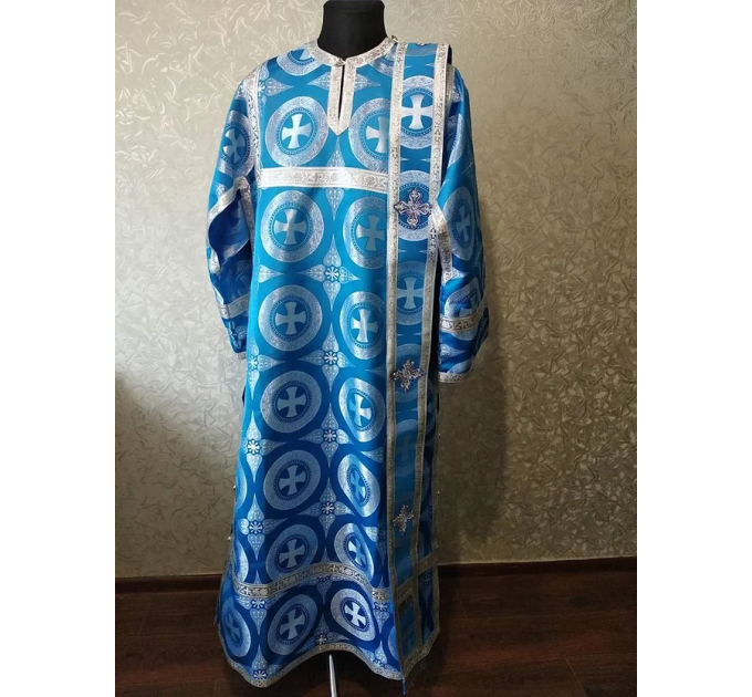 Protodeacon's alb - Orthodox Vestment - Deacon's set of vestments - Stikharion