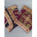 Maroon Protodeacon's sticharion - Deacon's alb - Orthodox Vestment - Stikharion