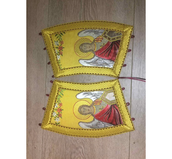 Orthodox orarion - Single or double orar in angel's brocade - Orthodox orar