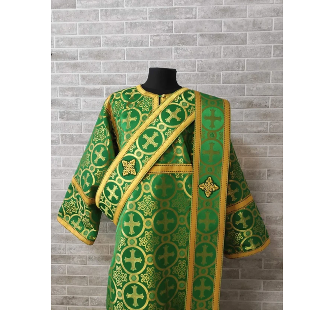 Protodeacon's vestment - Stikharion - Orthodox deacon liturgical clothes