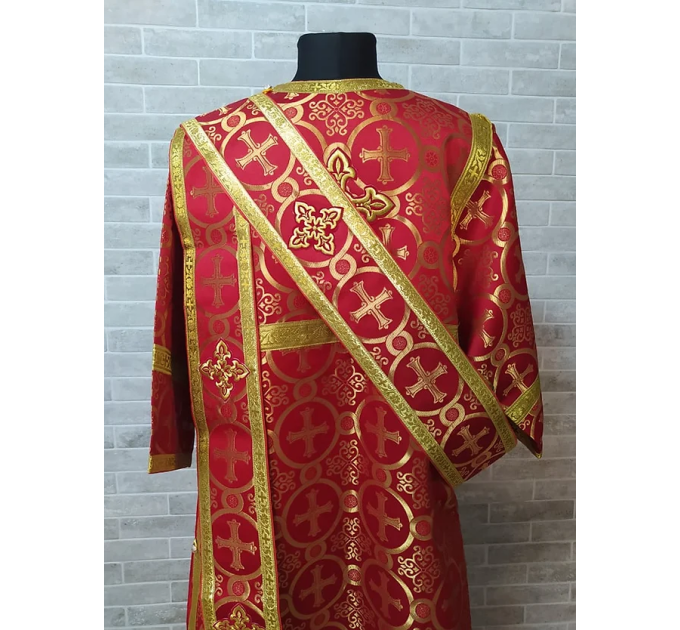 Protodeacon's vestment - Stikharion - Orthodox deacon liturgical clothes