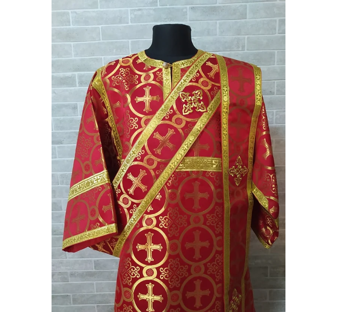 Protodeacon's vestment - Stikharion - Orthodox deacon liturgical clothes