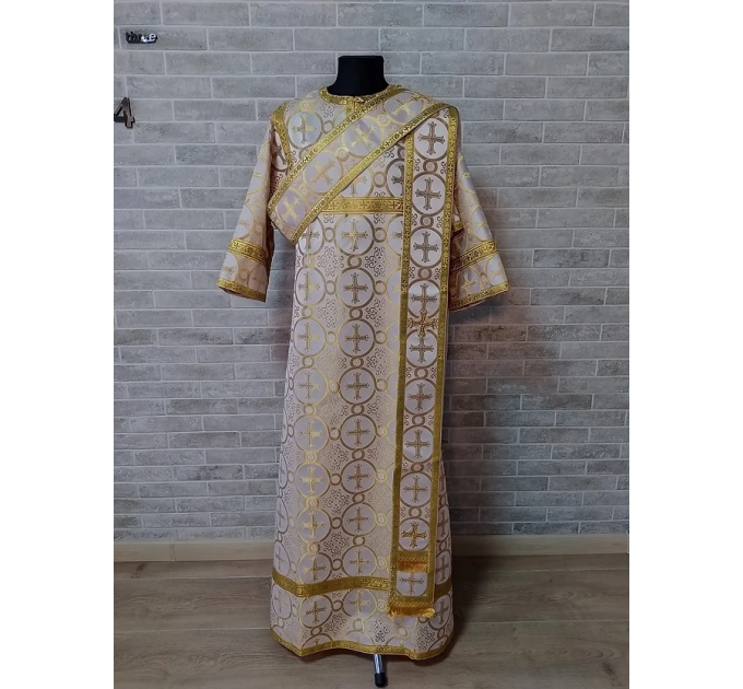 Protodeacon's vestment - Stikharion - Orthodox deacon liturgical clothes