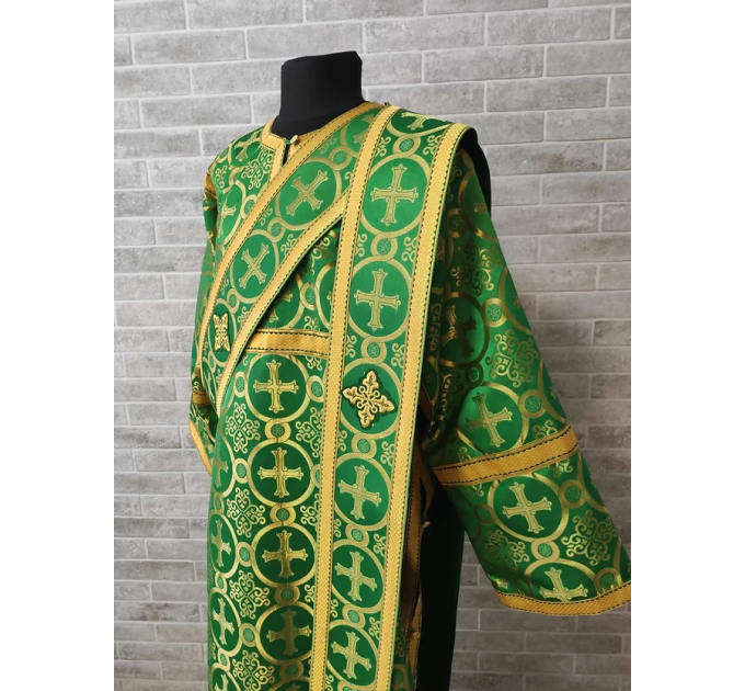 Protodeacon's vestment - Stikharion - Orthodox deacon liturgical clothes