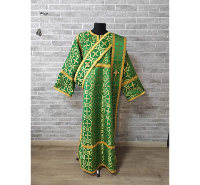 Protodeacon's vestment - Stikharion - Orthodox deacon liturgical clothes
