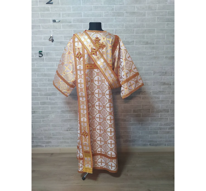 Protodeacon's vestment - Stikharion - Orthodox deacon liturgical clothes