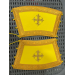 Satin embroidered Slavic/Greek deacon's double orar - Protodeacon's orarion