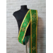 Green double orar in greek style - Protodeacon's orarion in brocade - Orthodox