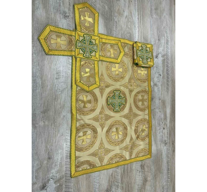 Priest vestment set in 2 colors - Greek-style vestment - Orthodox vestment set