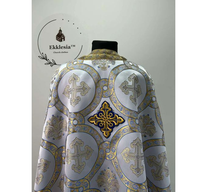Greek style liturgical vestment made of brocade - Priest vestment - Church cloth