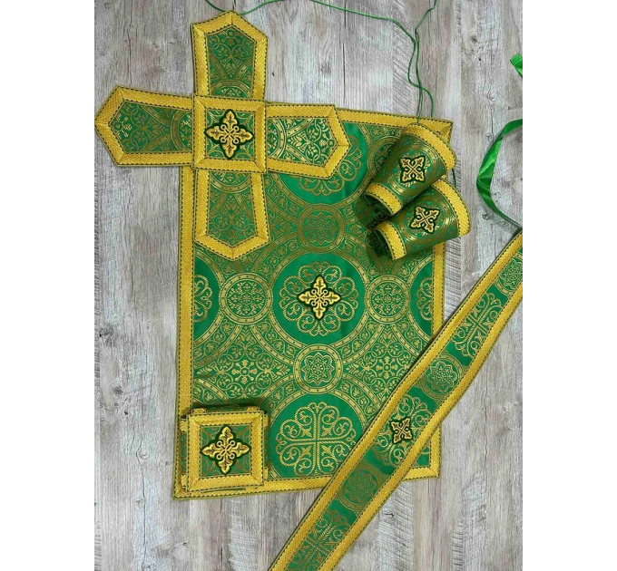 Vestment for priest in brocade - Phelon in Greek style - Liturgical clothes