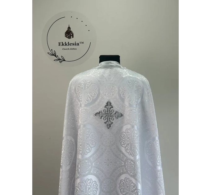 Vestment for priest in brocade - Phelon in Greek style - Liturgical clothes