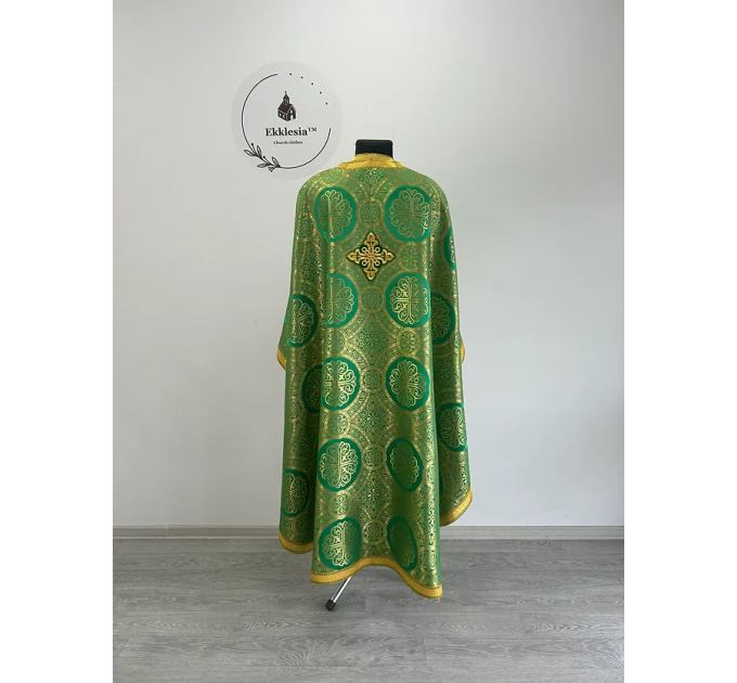 Vestment for priest in brocade - Phelon in Greek style - Liturgical clothes