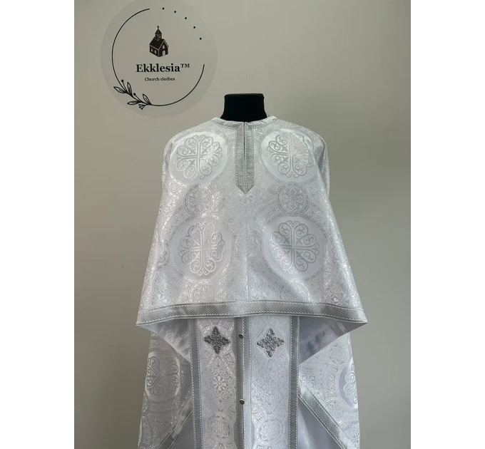 Vestment for priest in brocade - Phelon in Greek style - Liturgical clothes