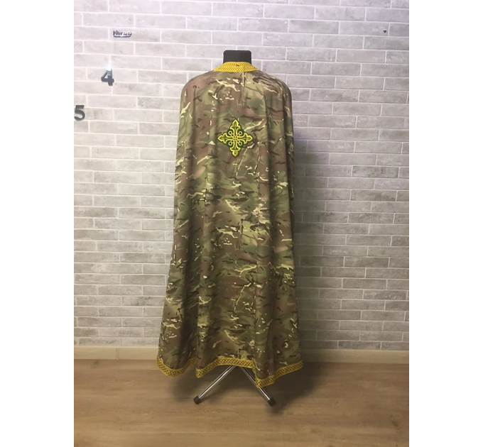 Vestments for a chaplain in multicam fabric - Greek style pixel vestments set