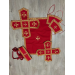 Minimal style embroidered vestment - Greek style vestment in gabardine