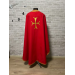 Minimal style embroidered vestment - Greek style vestment in gabardine