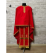 Minimal style embroidered vestment - Greek style vestment in gabardine
