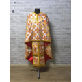 Greek style vestments set in whitered brocade - Orthodox vestments - Priest vestments - Priest vestments set