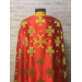Red cross brocade vestment in Greek style - Liturgical priest vestment set