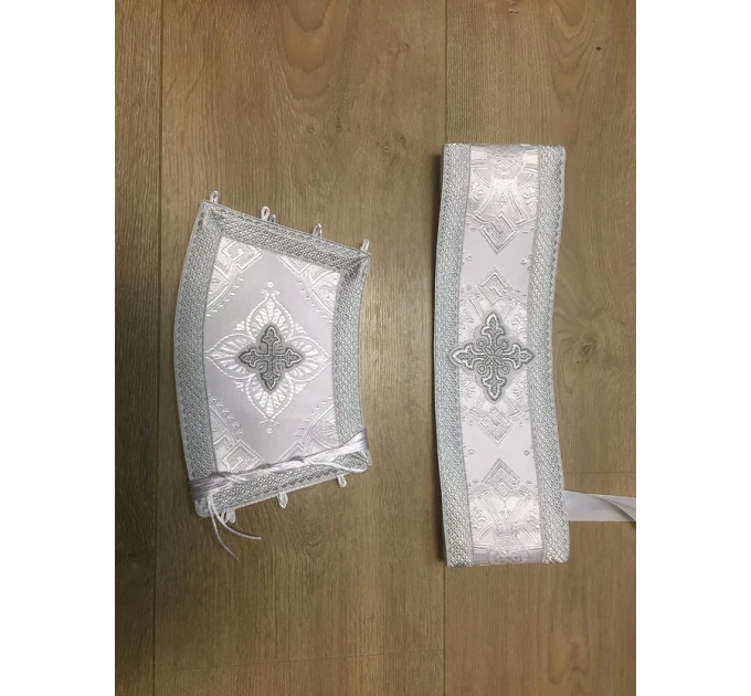 Vestment in brocade - Vestment set in brocade - Liturgical clothes for priest