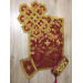 Red brocade priest vestment set - Greek-style vestment - Orthodox vestment