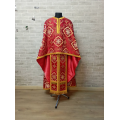 Red-gold vestment set in Greek style - Vestment in brocade - Priest clothes