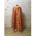 Red-gold vestment set in Greek style - Priest vestment in metallic brocade