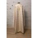 White-gold greek vestment - Priest liturgical vestment set - Phelon, stole, cuff